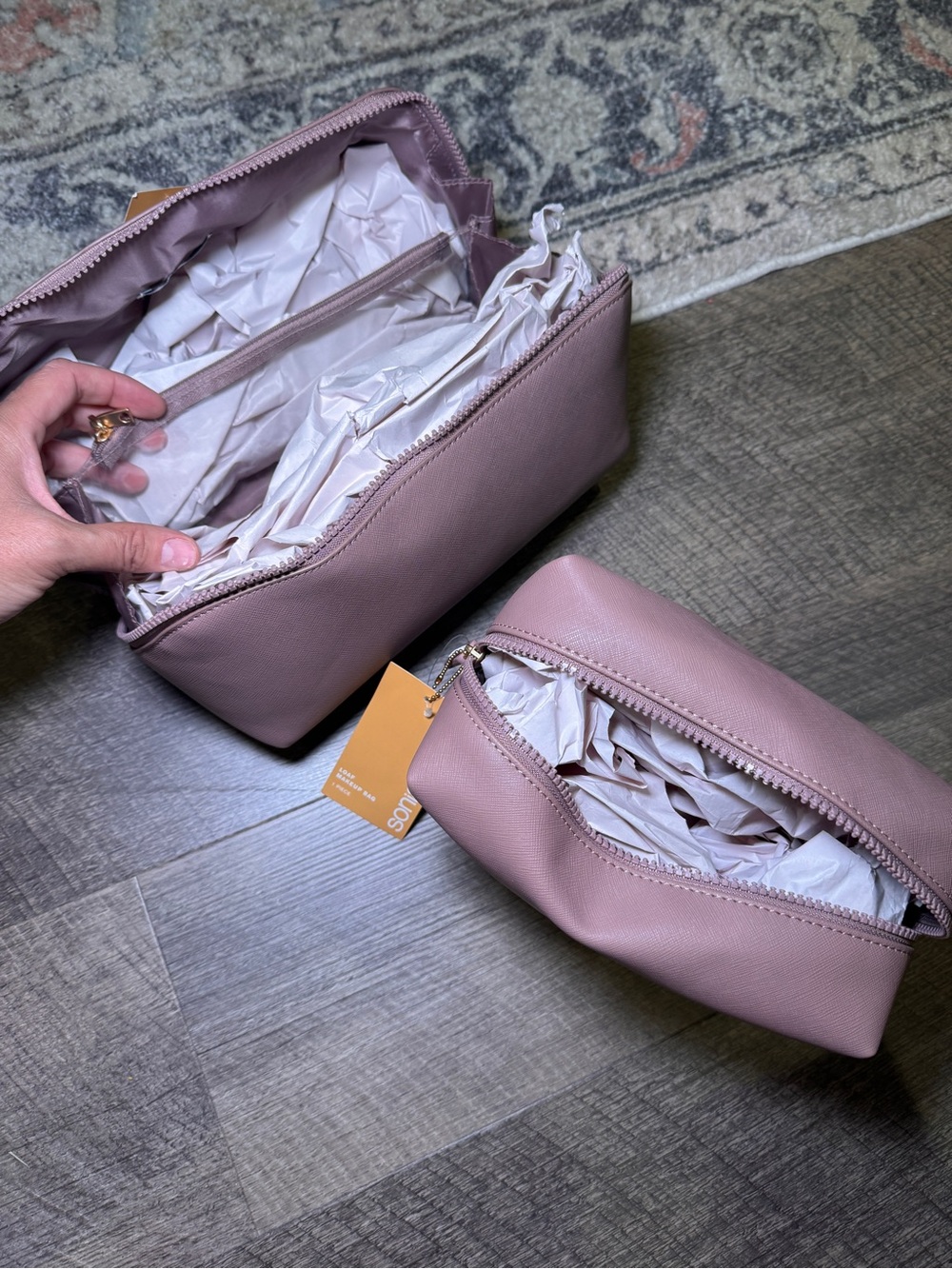 Sonia Kashuk cosmetic case duo NWT